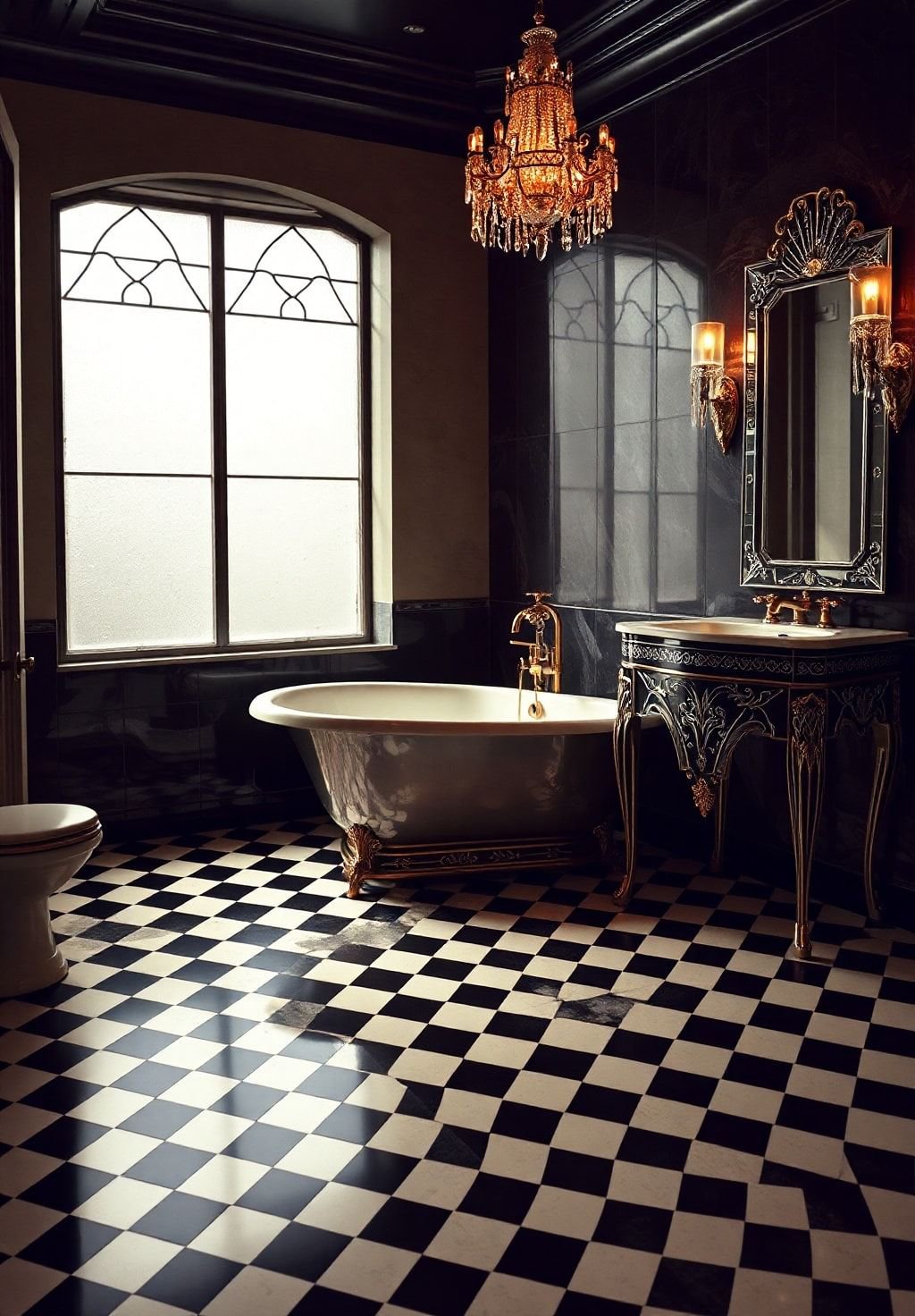 Old-World Glamour: A Bathroom Fit for Royalty