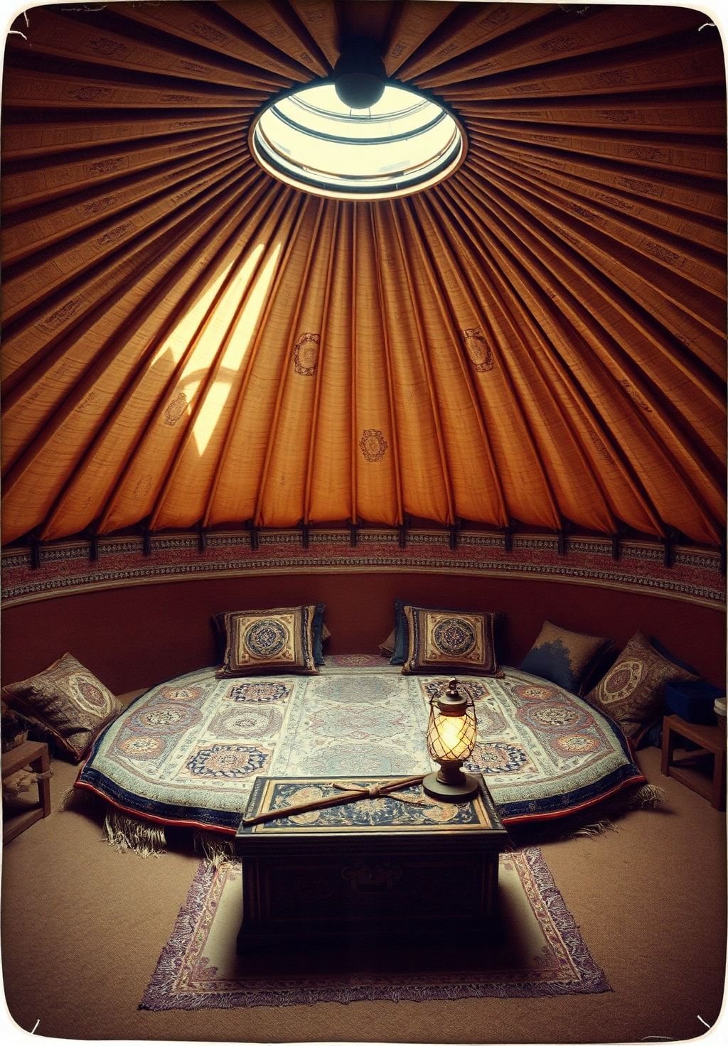 A Celestial Haven:  Sleeping Under the Stars in a Woven Yurt