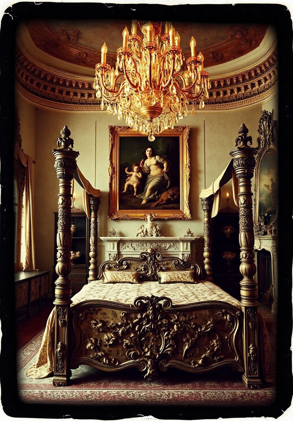 A Baroque Masterpiece: Luxurious Bedroom Retreat