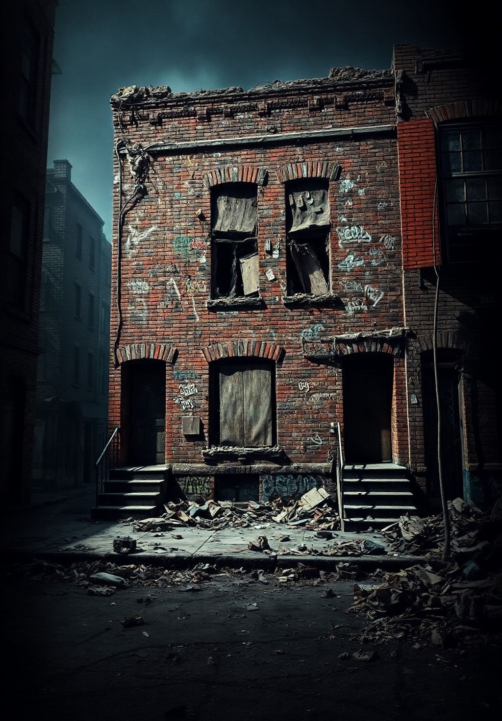 Urban Decay: A Row House in Ruins