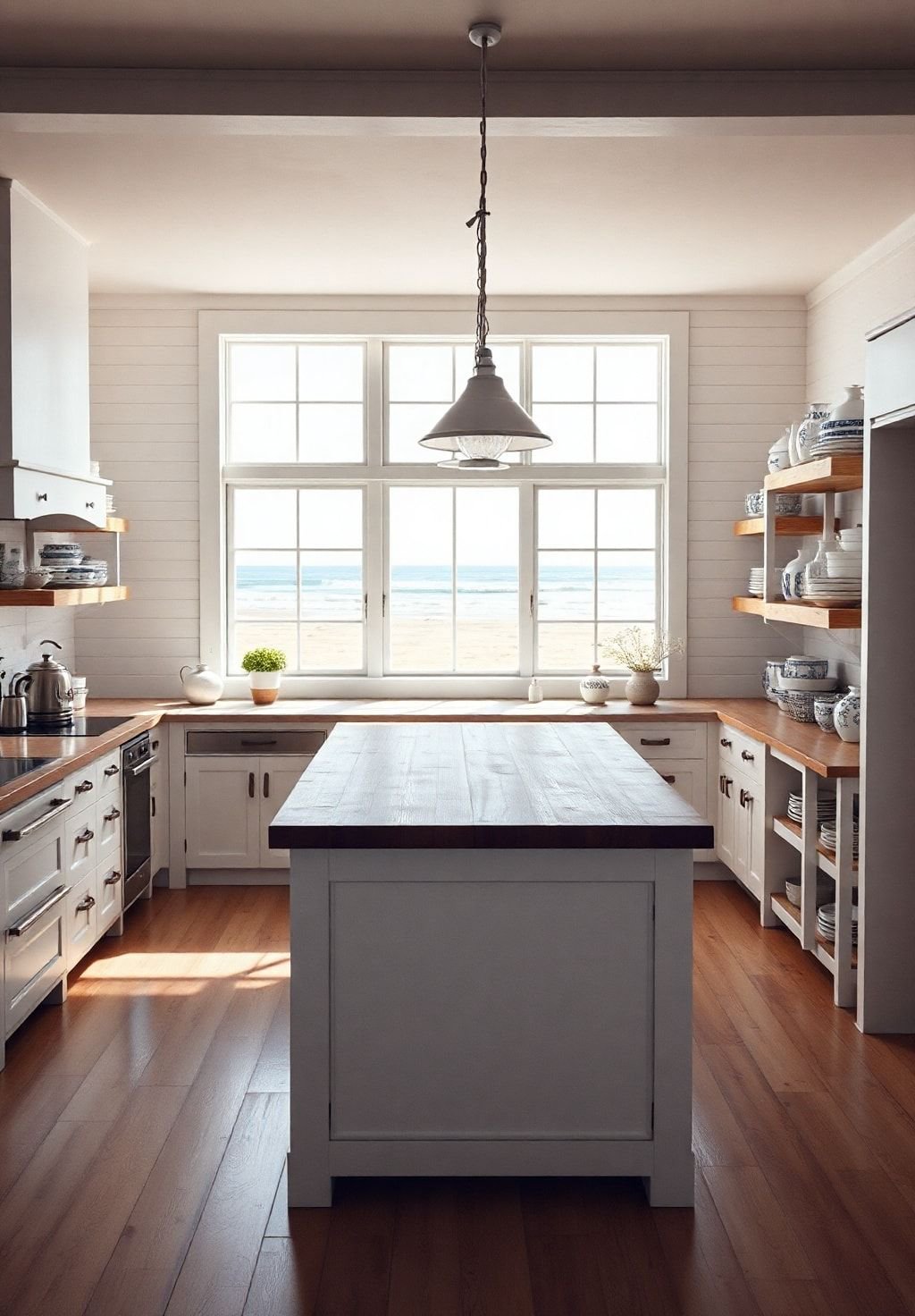 Coastal Farmhouse Kitchen: Where Serenity Meets Style