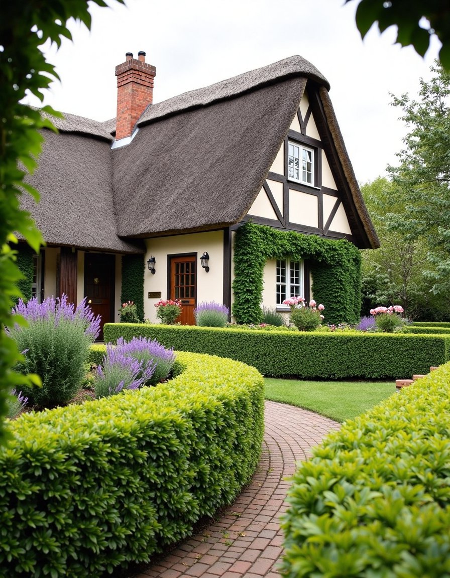 Charming French Country Cottage with Arch Windows