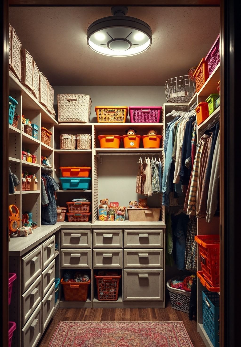 Family-Friendly Closet Organization