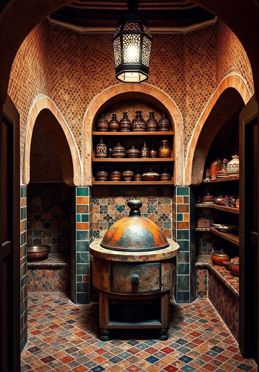 A Splash of Moroccan Magic: A Riad Kitchen