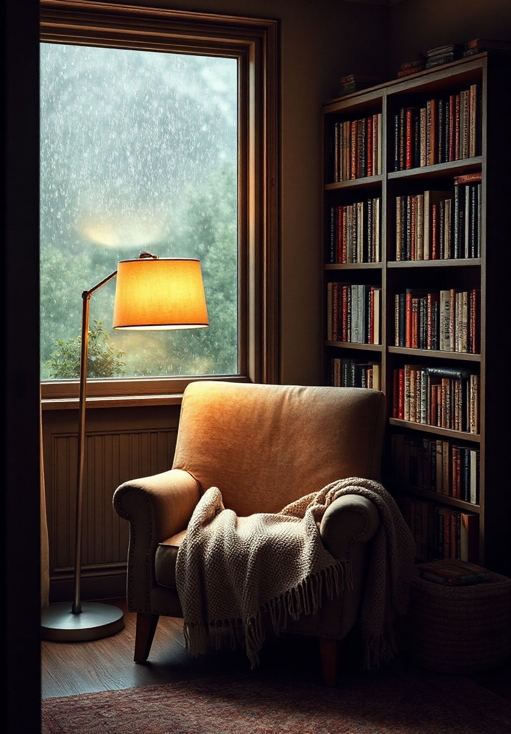 A Literary Sanctuary:  Cozy Reading Nook Inspiration