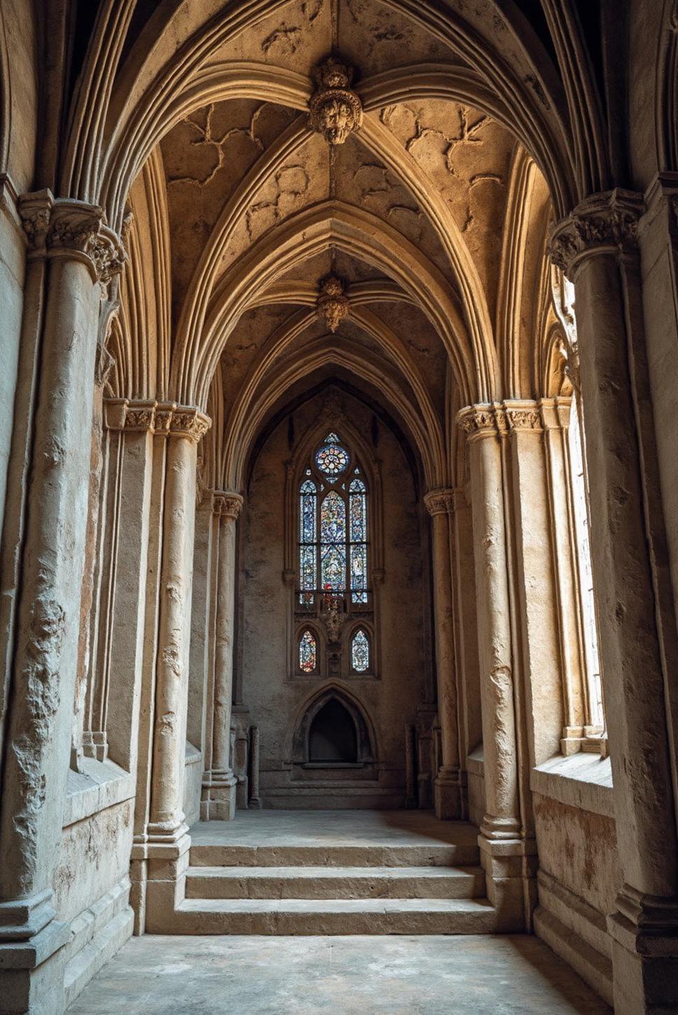 Gothic Cathedral: Ornate Stonework & Manual Photography