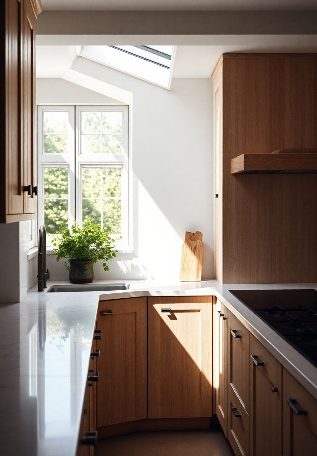 Light and Airy Scandinavian Kitchen Oasis