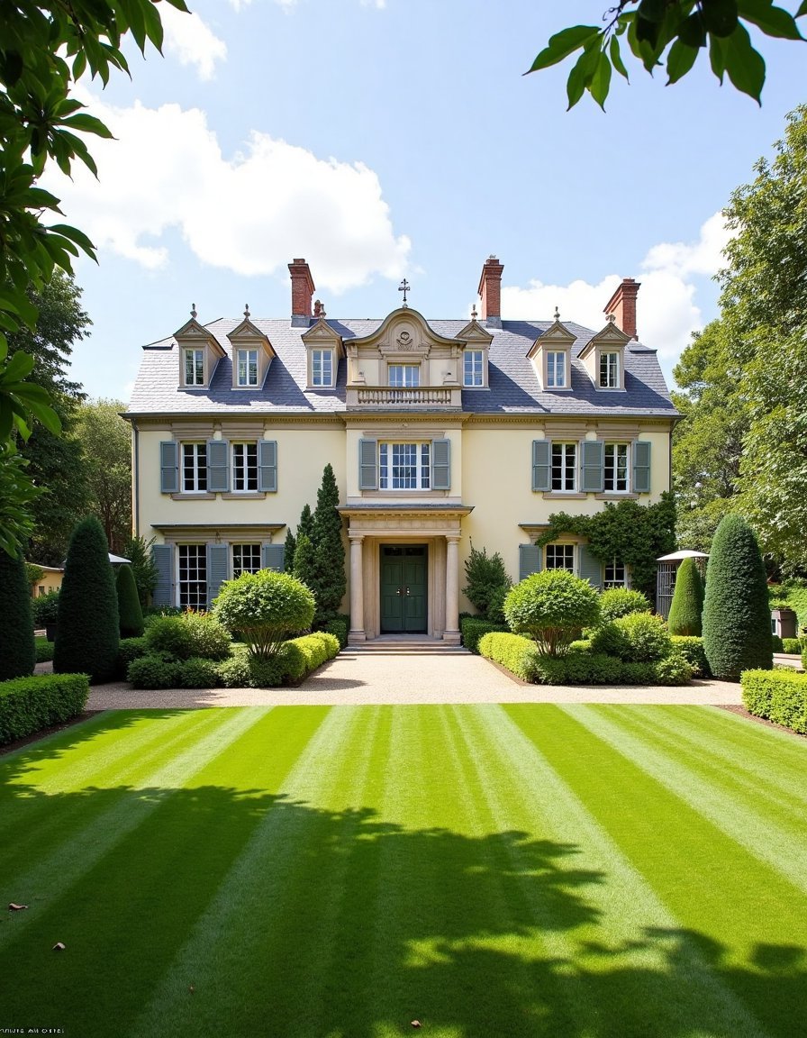 Lavender French Country Home & Charming Garden