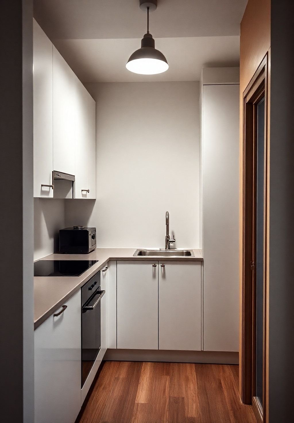 Sleek and Space-Saving: The Micro-Apartment Kitchen of Your Dreams