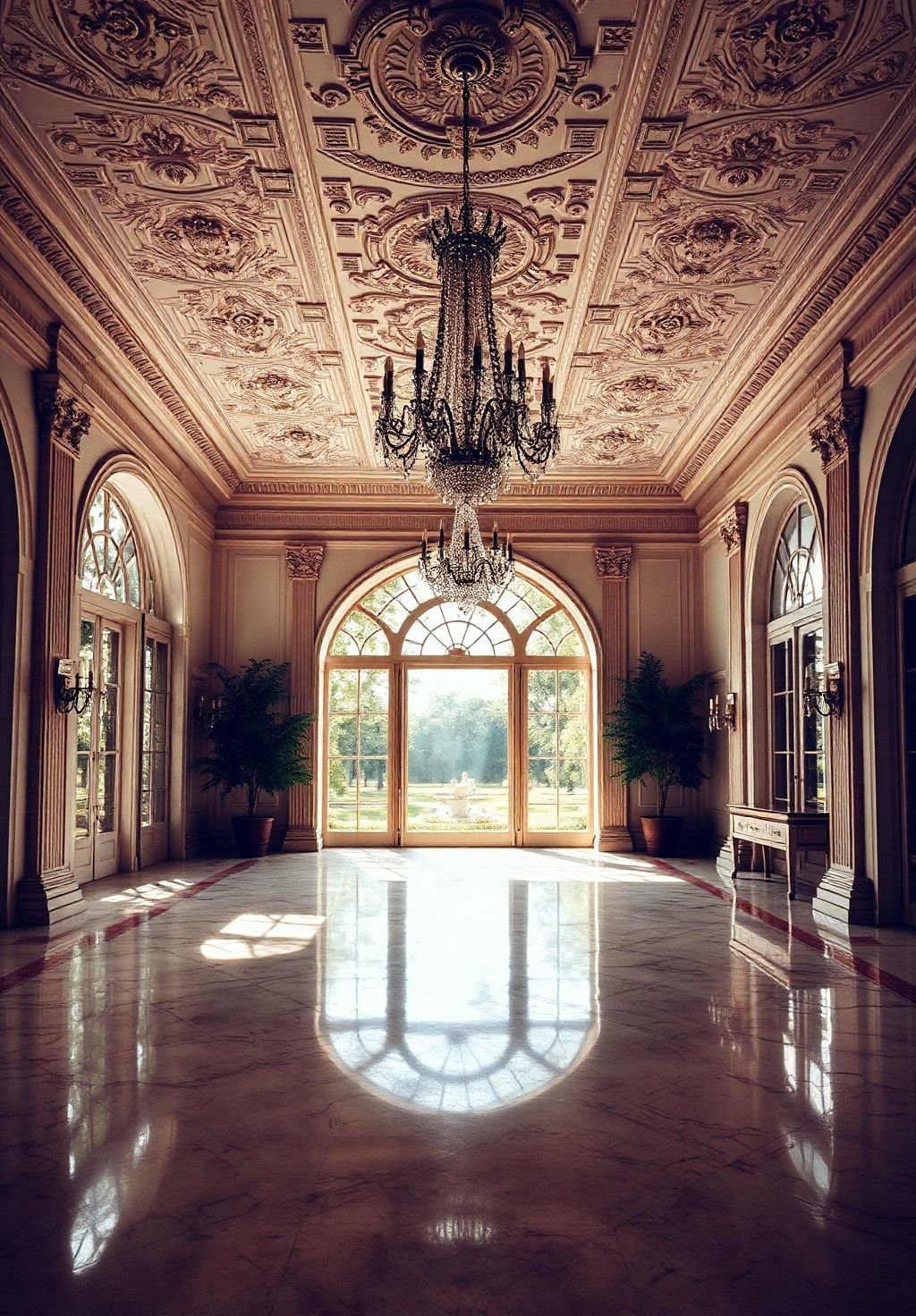 Sun-Drenched Elegance: A Grand Interior Design Masterpiece