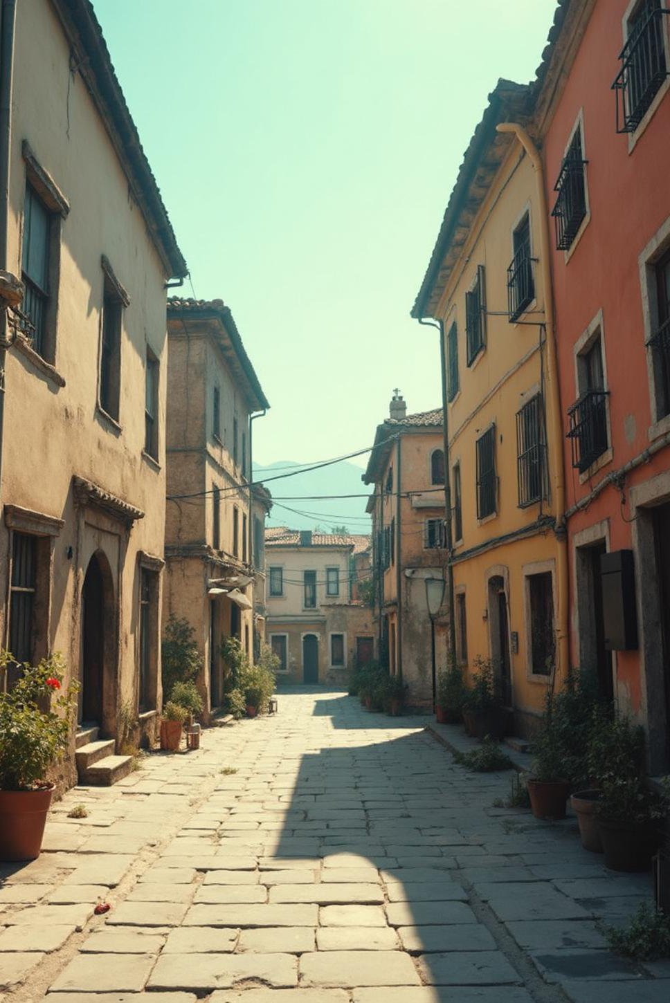 Forgotten Town Square: Dreamy Architectural Photography