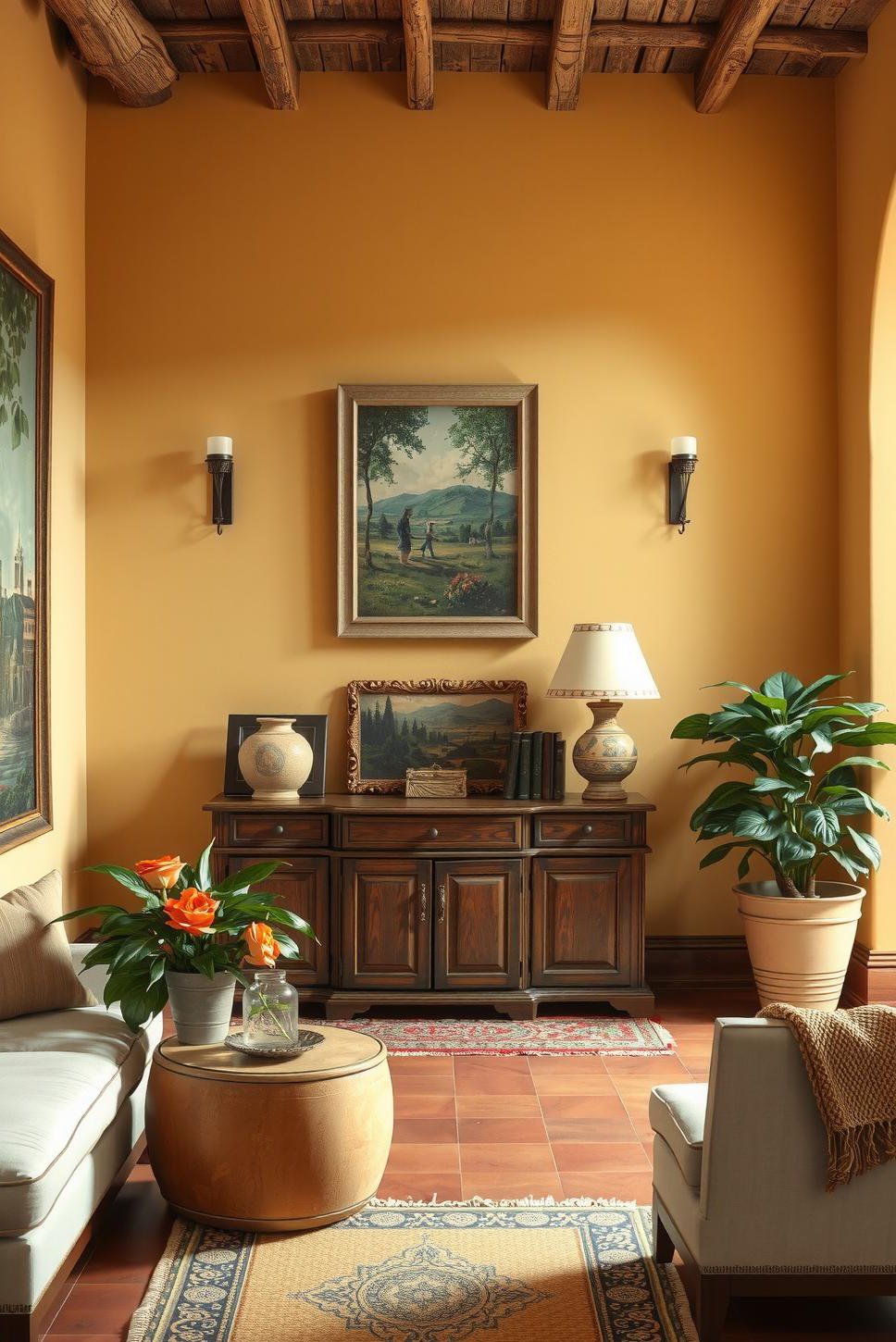 Warm Tuscan Colors: Earth Tones & Terracotta