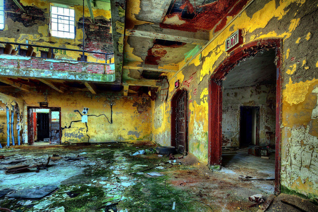 Echoes of Grandeur: A Haunting Beauty in Decay