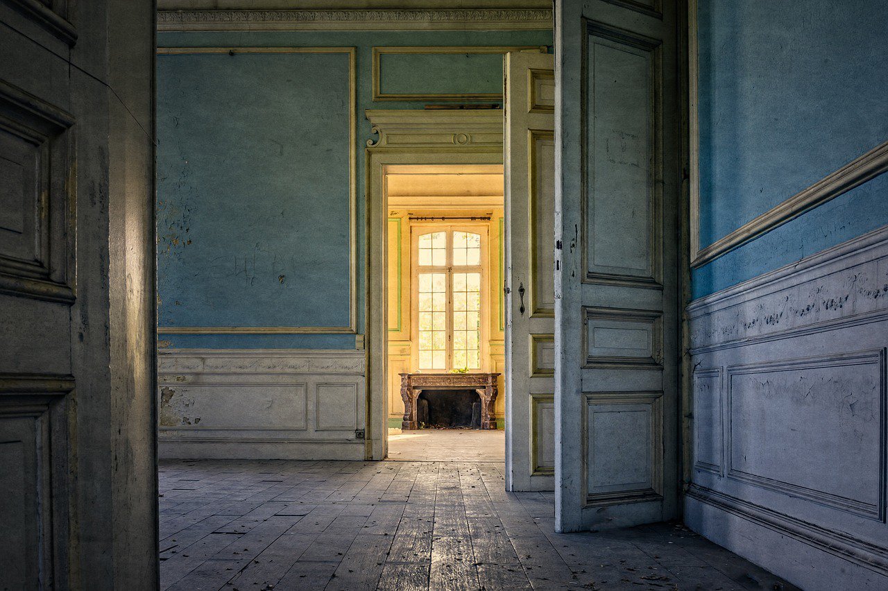 Sunlit Decay: A Glimpse into Forgotten Elegance