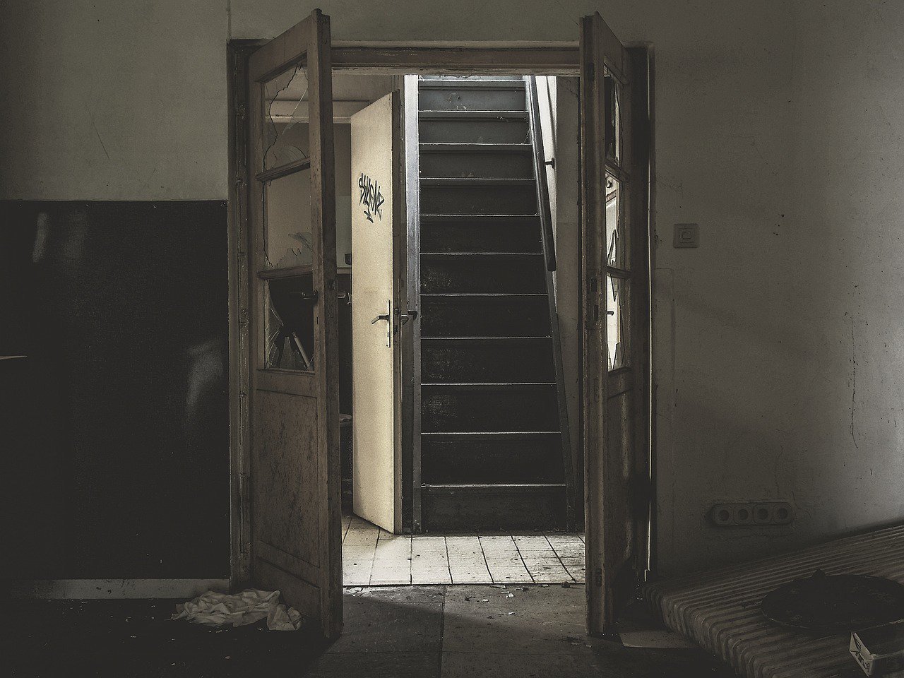 Into the Shadows: A Haunting Glimpse of Decay