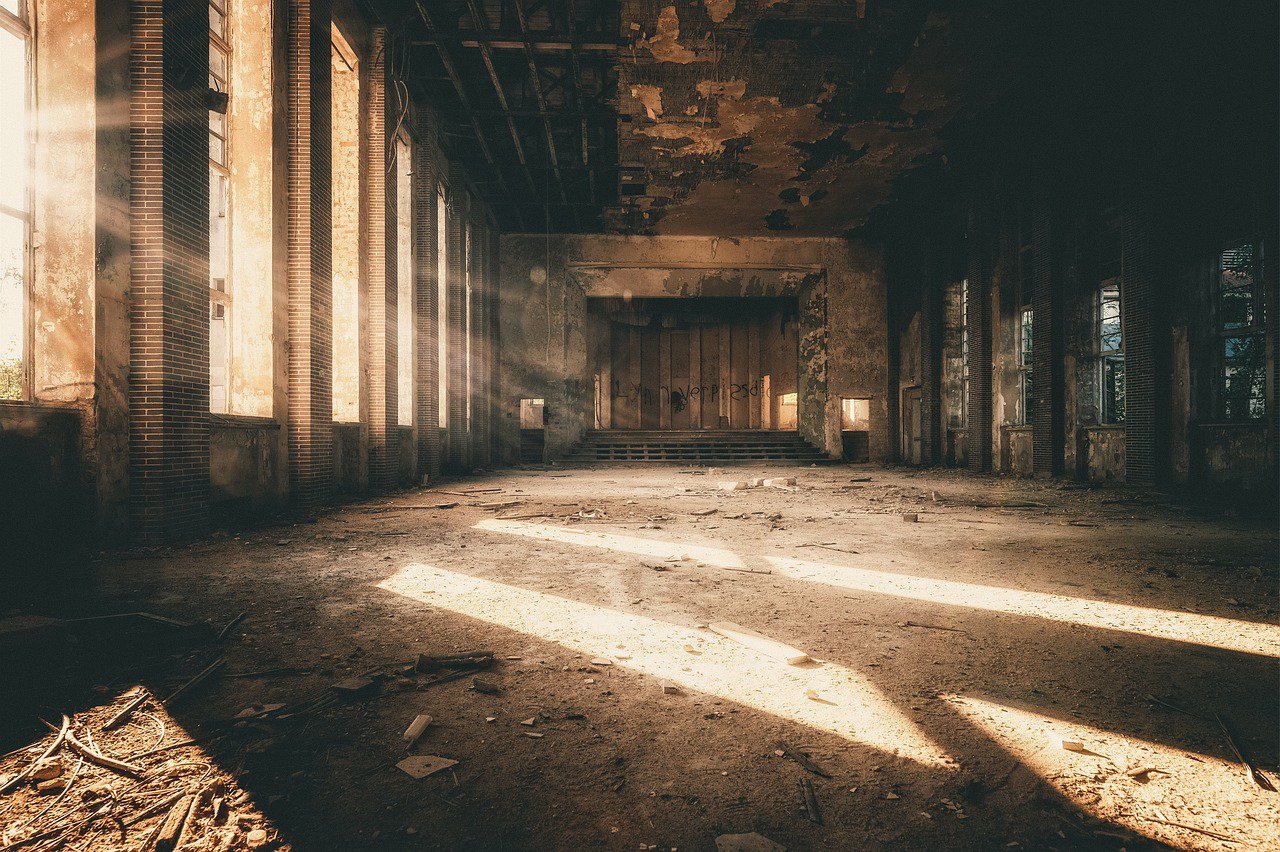 Sun-Drenched Ruins: A Haunting Beauty