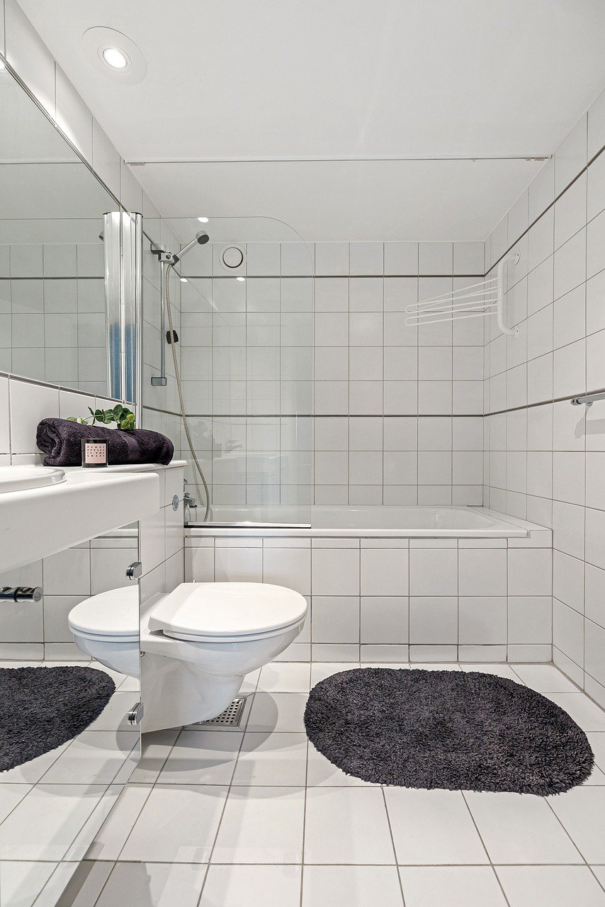 Serene Minimalism: A Modern Bathroom Sanctuary