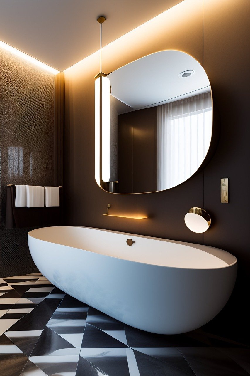 Modern Sanctuary: A Bathroom Designed for Tranquility