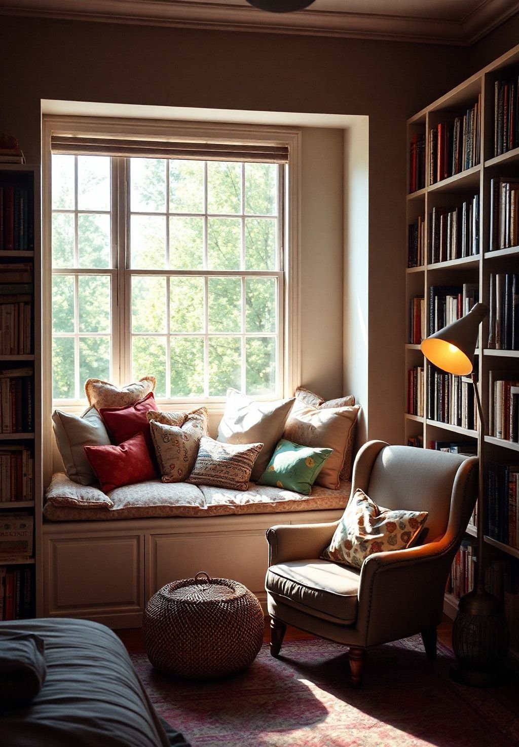 Cozy Reading Nook Bedroom for Kids