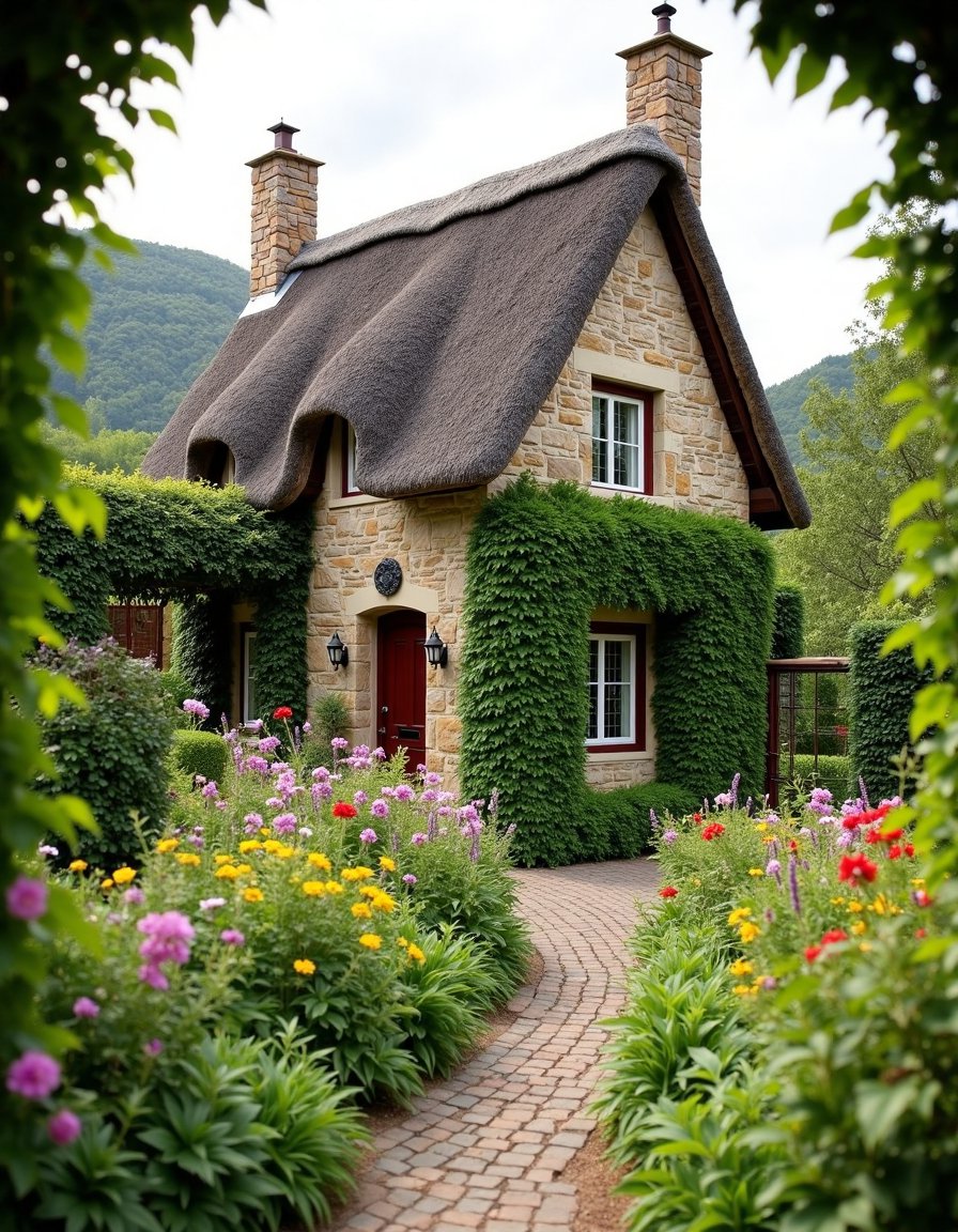 Elegant French Country Home & Garden Design