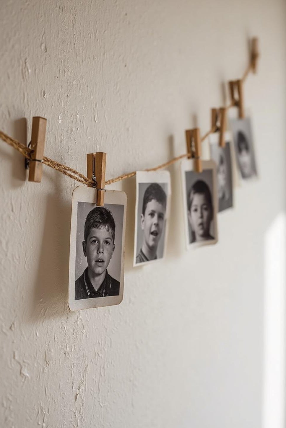 Black & White Family Photos: DIY Farmhouse Wall Decor