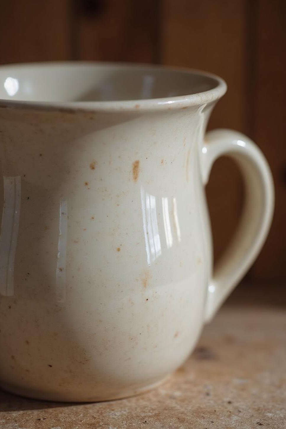 Creamy White Handmade Mug: Beginner Pottery Projects