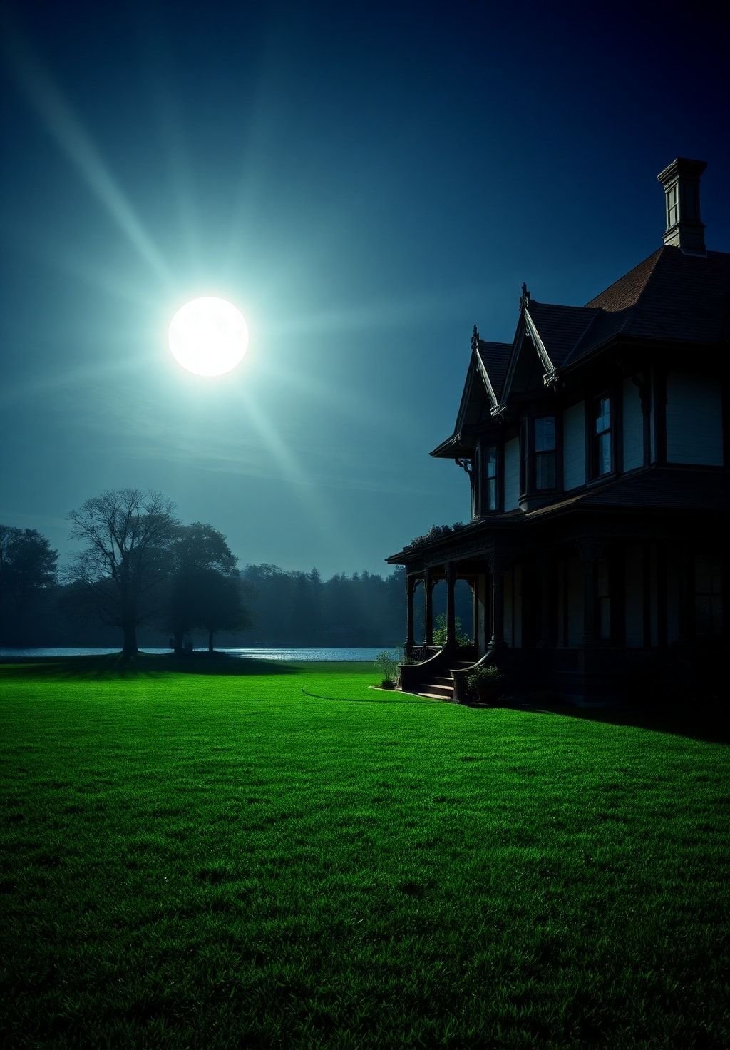 A Victorian Dream Under a Silver Moon