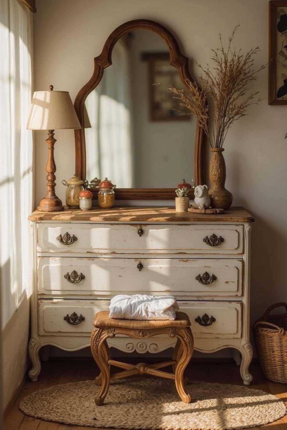 Rustic-Chic Vanity Ideas: Cozy Room Decor & Makeover