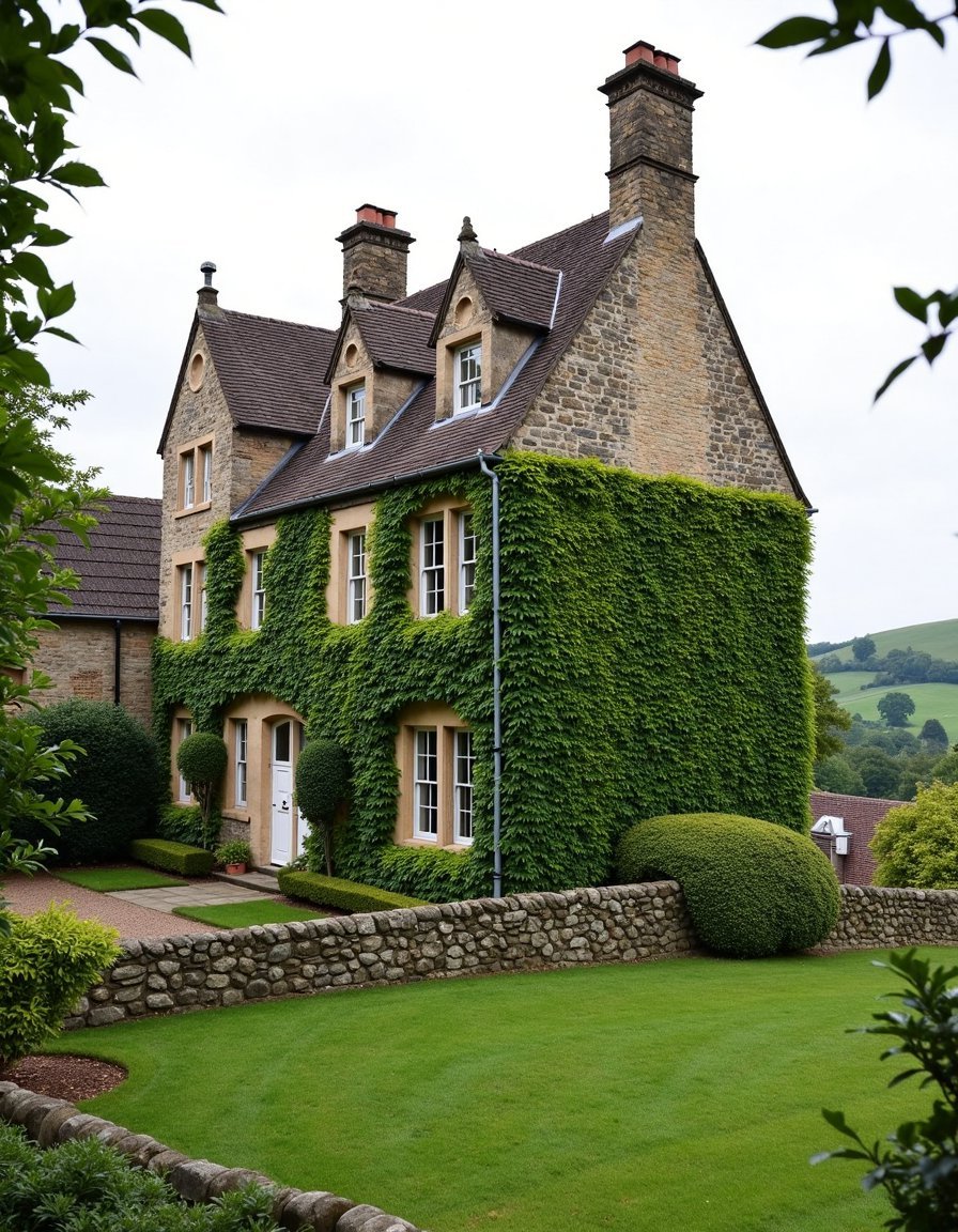 Charming French Country Tudor Home Exterior