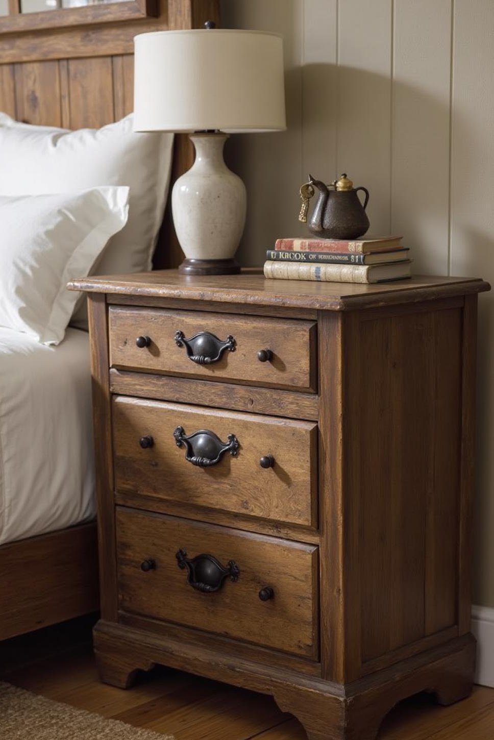 Rustic Dresser Makeover: Vintage Farmhouse Bedroom Decor