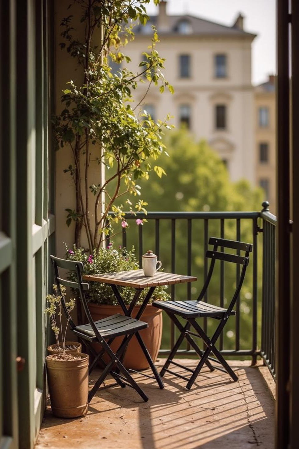 Cozy Apartment Patio: Small Space, Big Style