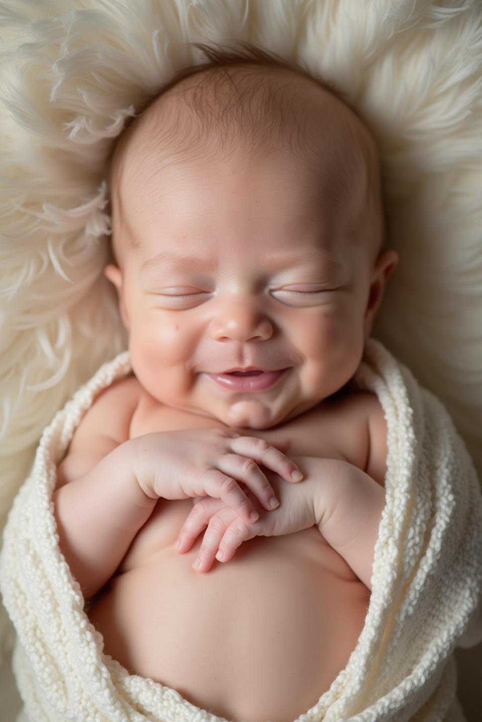 Sweet Baby Boy: Three Adorable Newborn Expressions