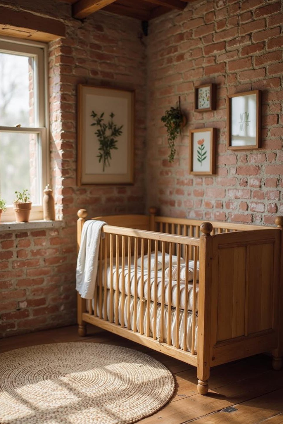 Rustic-Chic Vintage Nursery Room Design