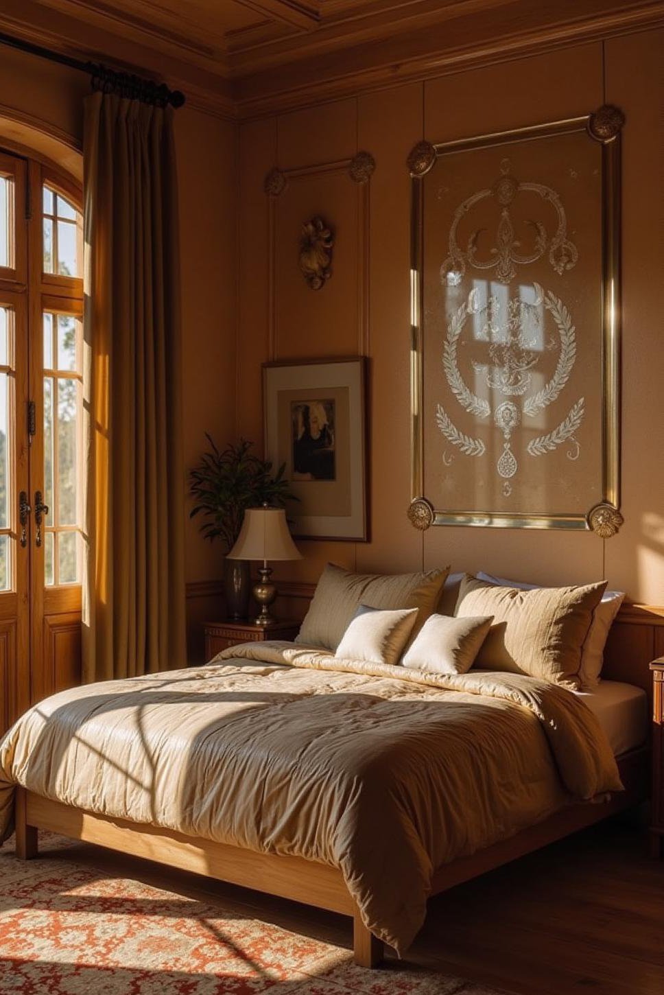 Art Deco Master Bedroom: Geometric & Glamorous