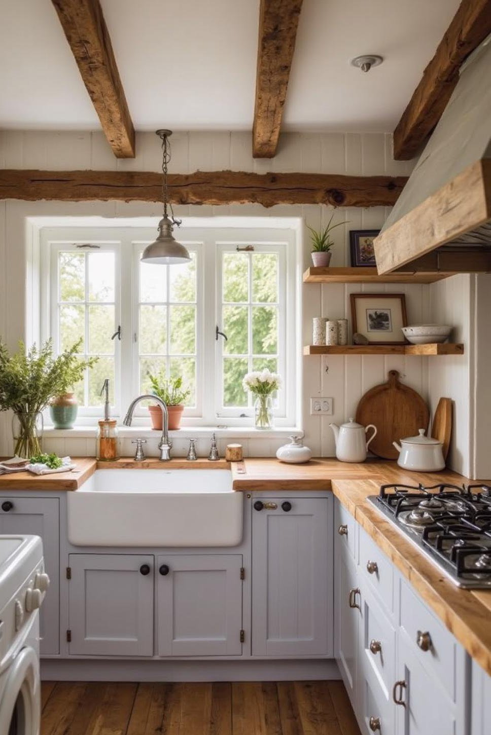 Charming French Country Cottage Kitchen Design