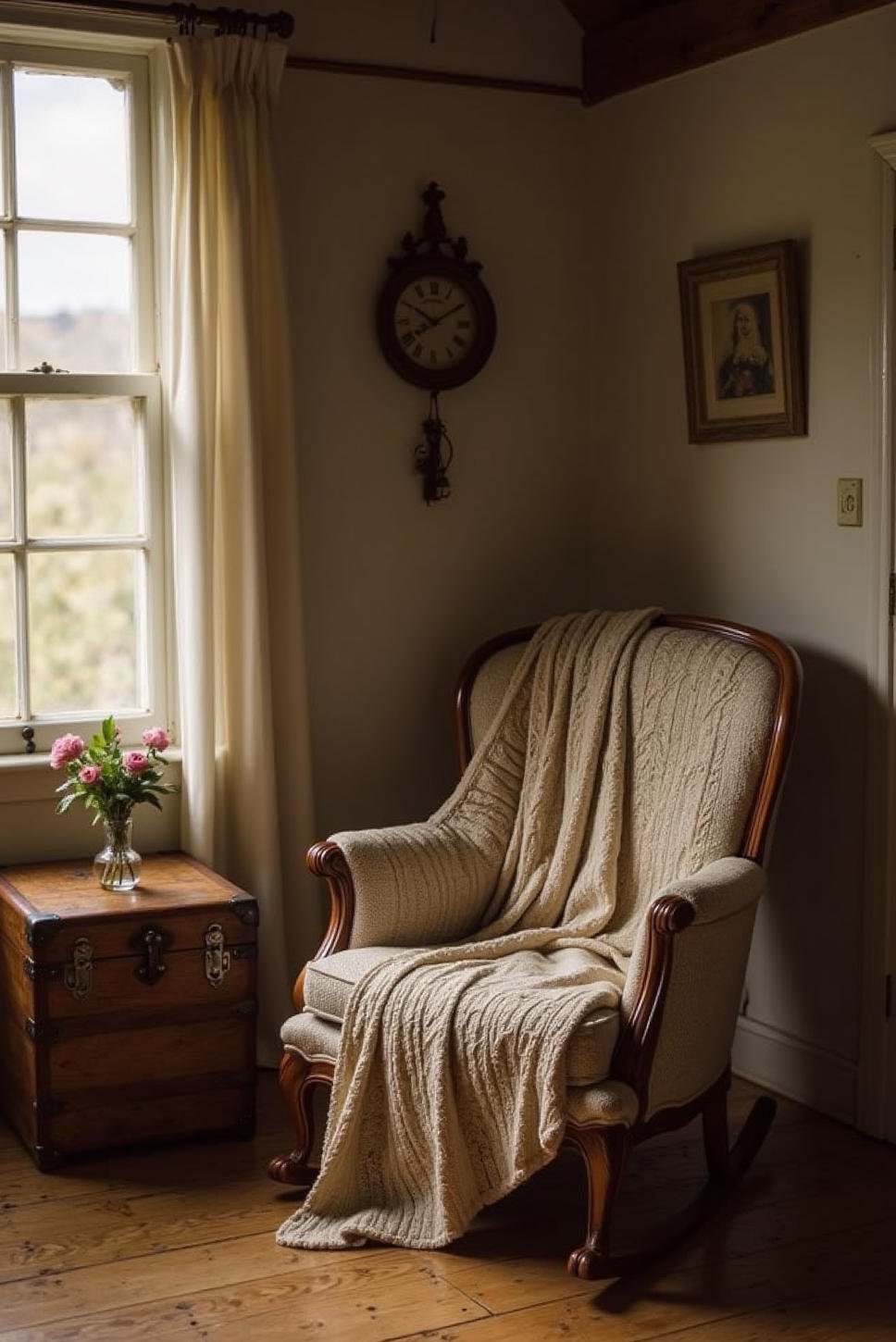 Vintage Grandma's Bedroom: Cozy Farmhouse Charm