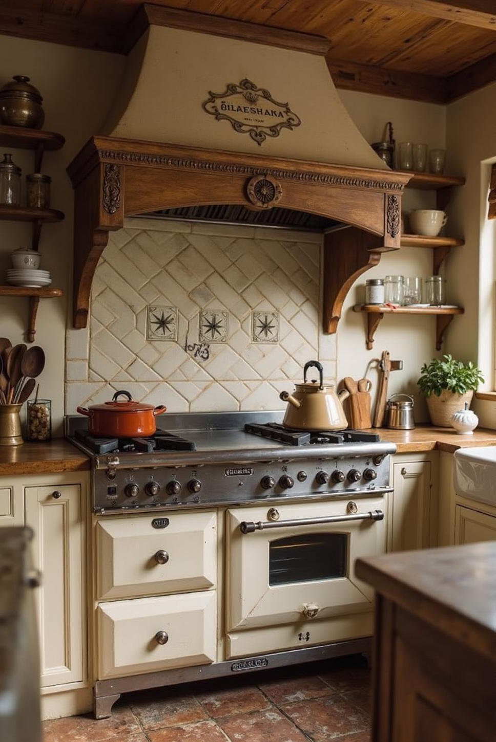 Vintage French Country Kitchen: Charming Design