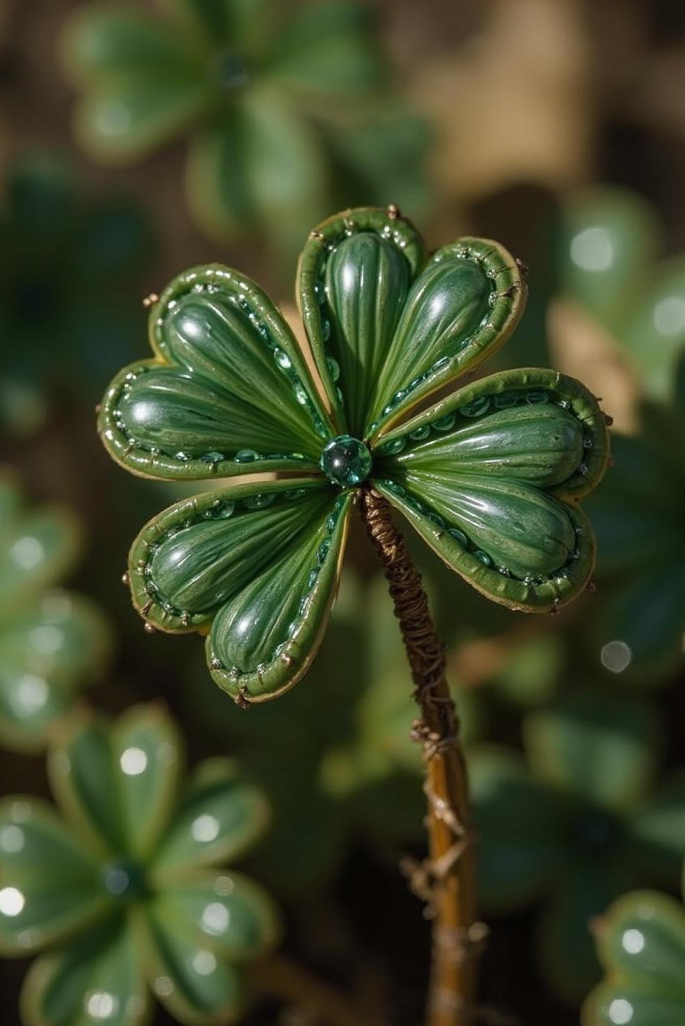 DIY Beaded Shamrock: Intricate St. Patrick's Day Craft