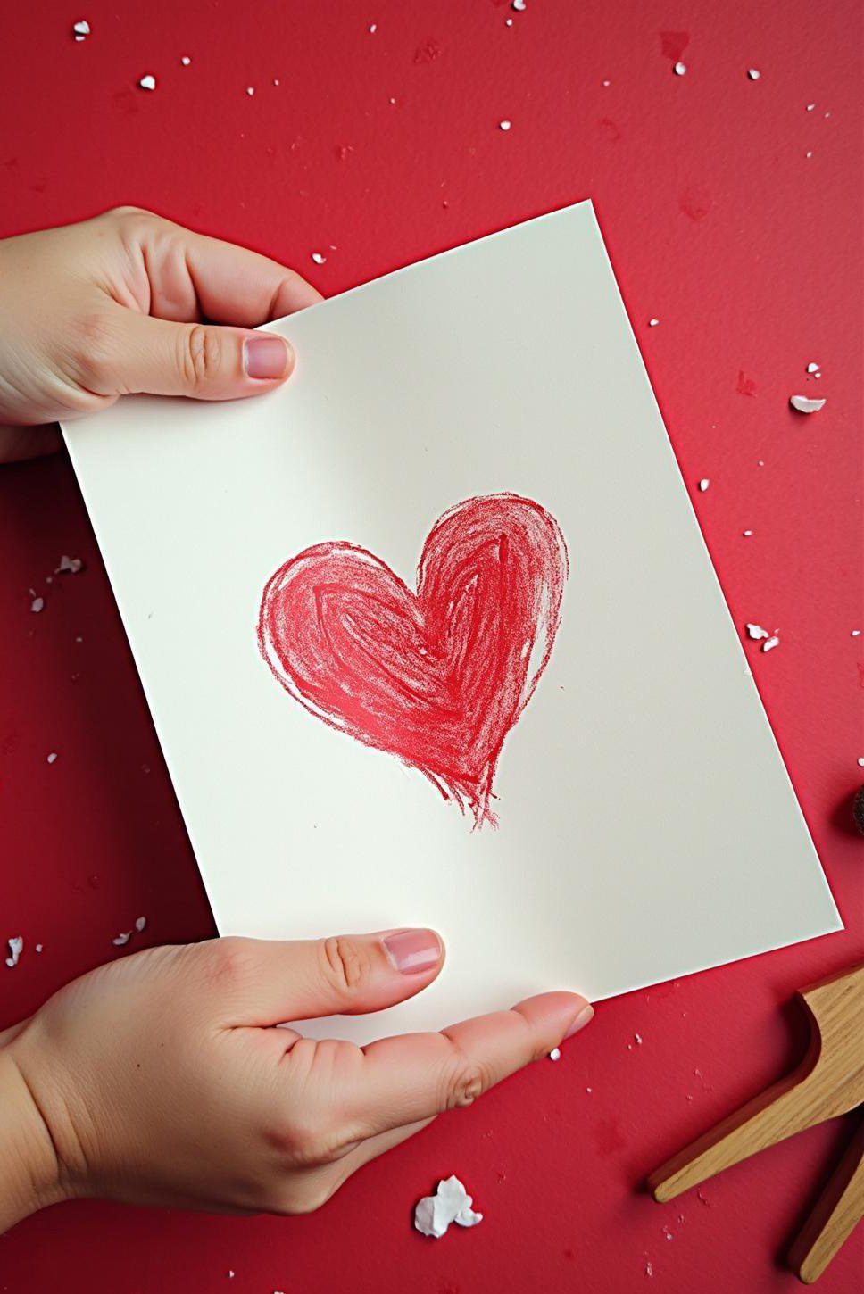 Vintage Valentine Card DIY: Easy Toddler Arts & Crafts