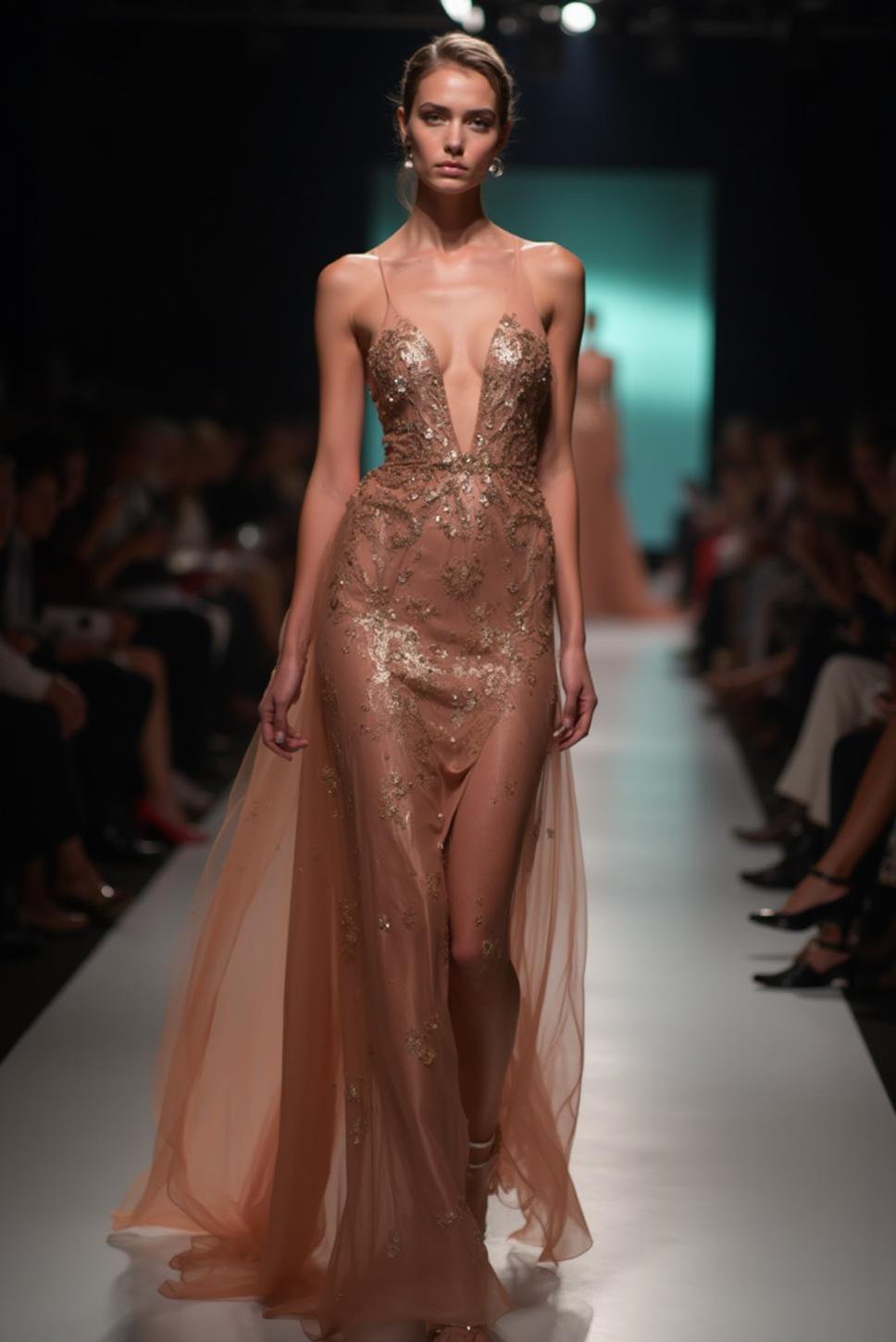 Long Legs, Evening Gown, and Chic Style