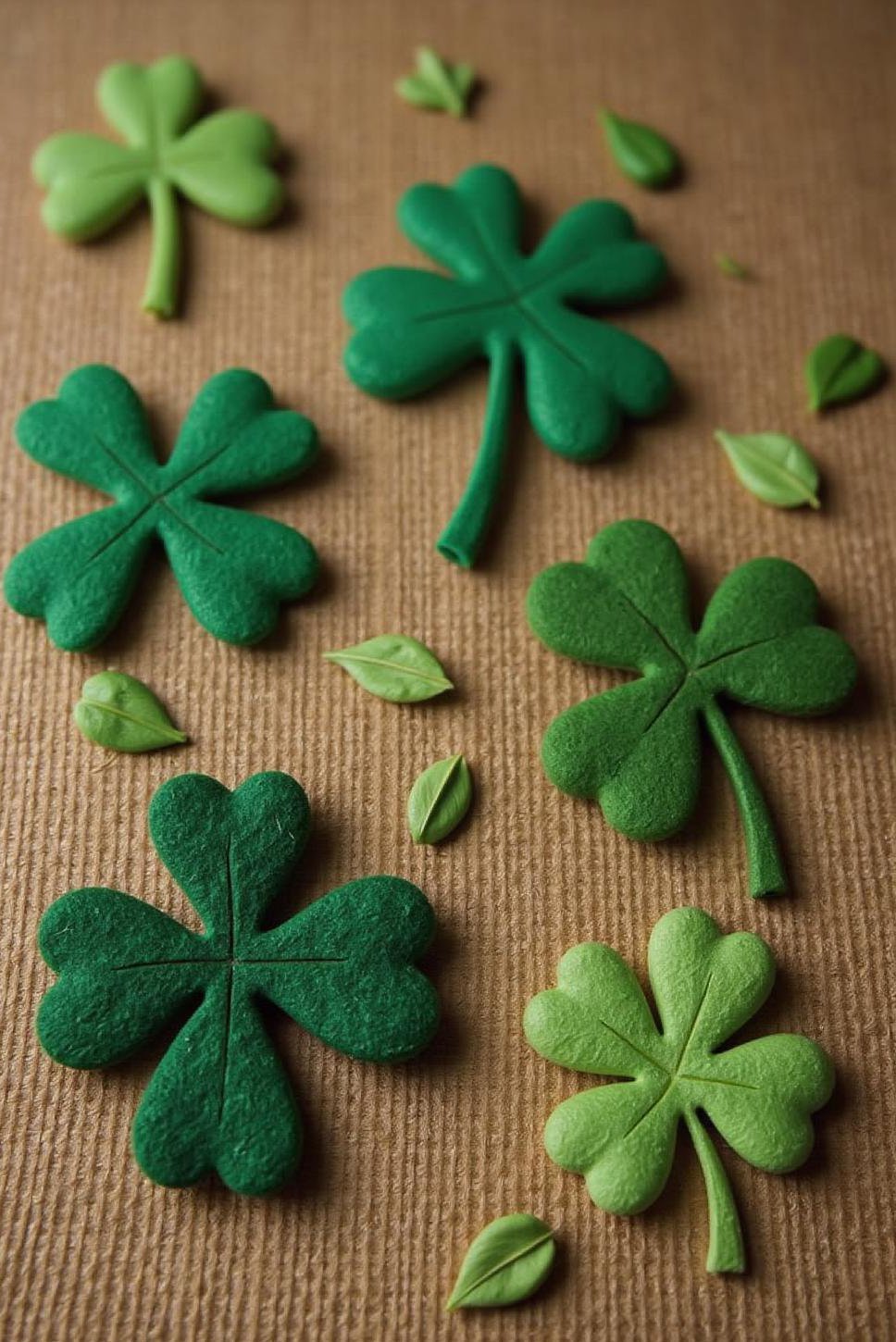 DIY Shamrock Crafts: Felt, Paper & Leaf Designs