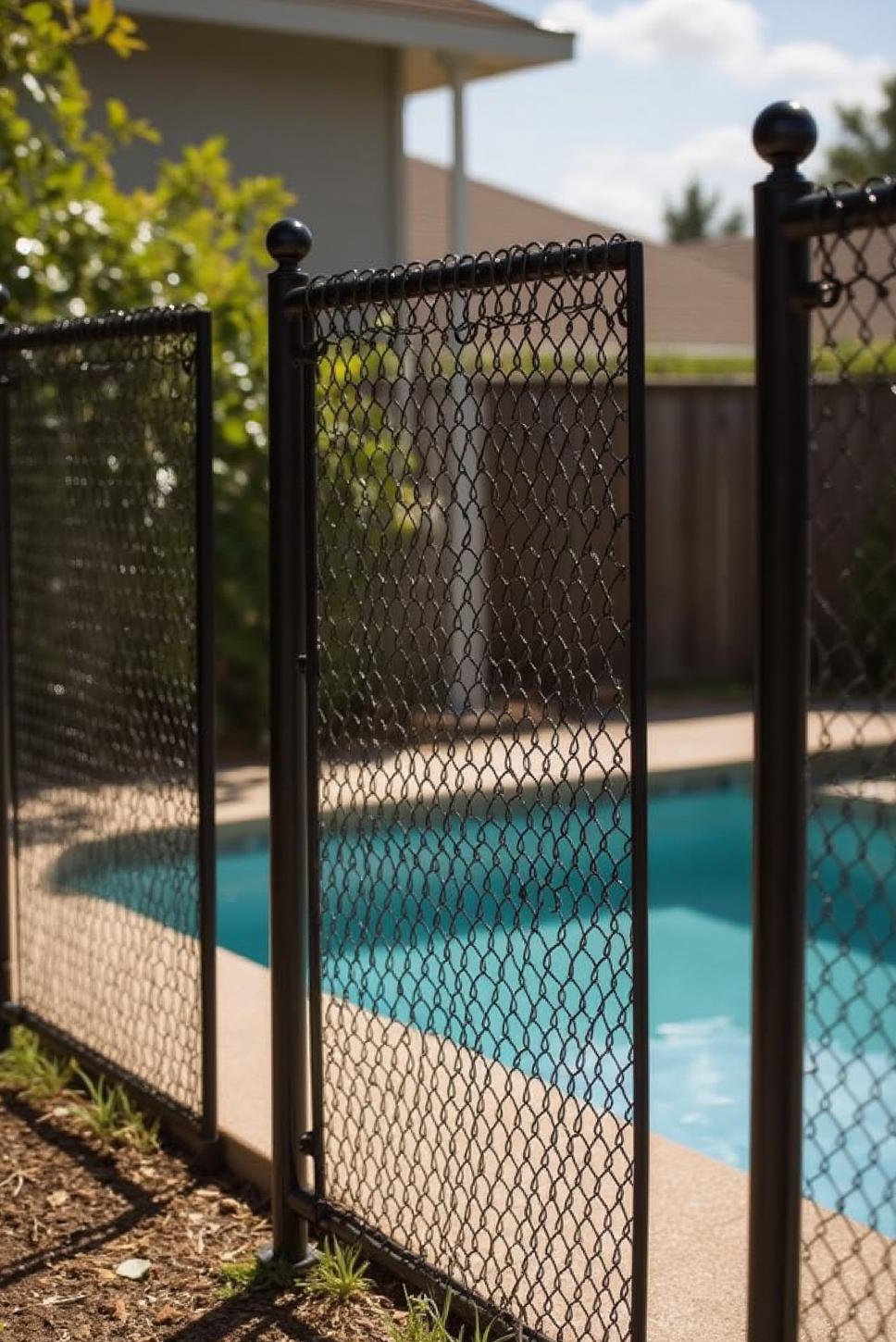 Private Chain-Link Pool Fence: Affordable Privacy Screen