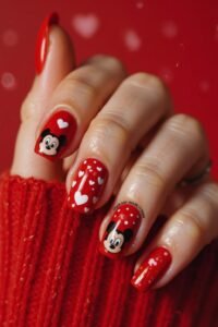 red nails ideas