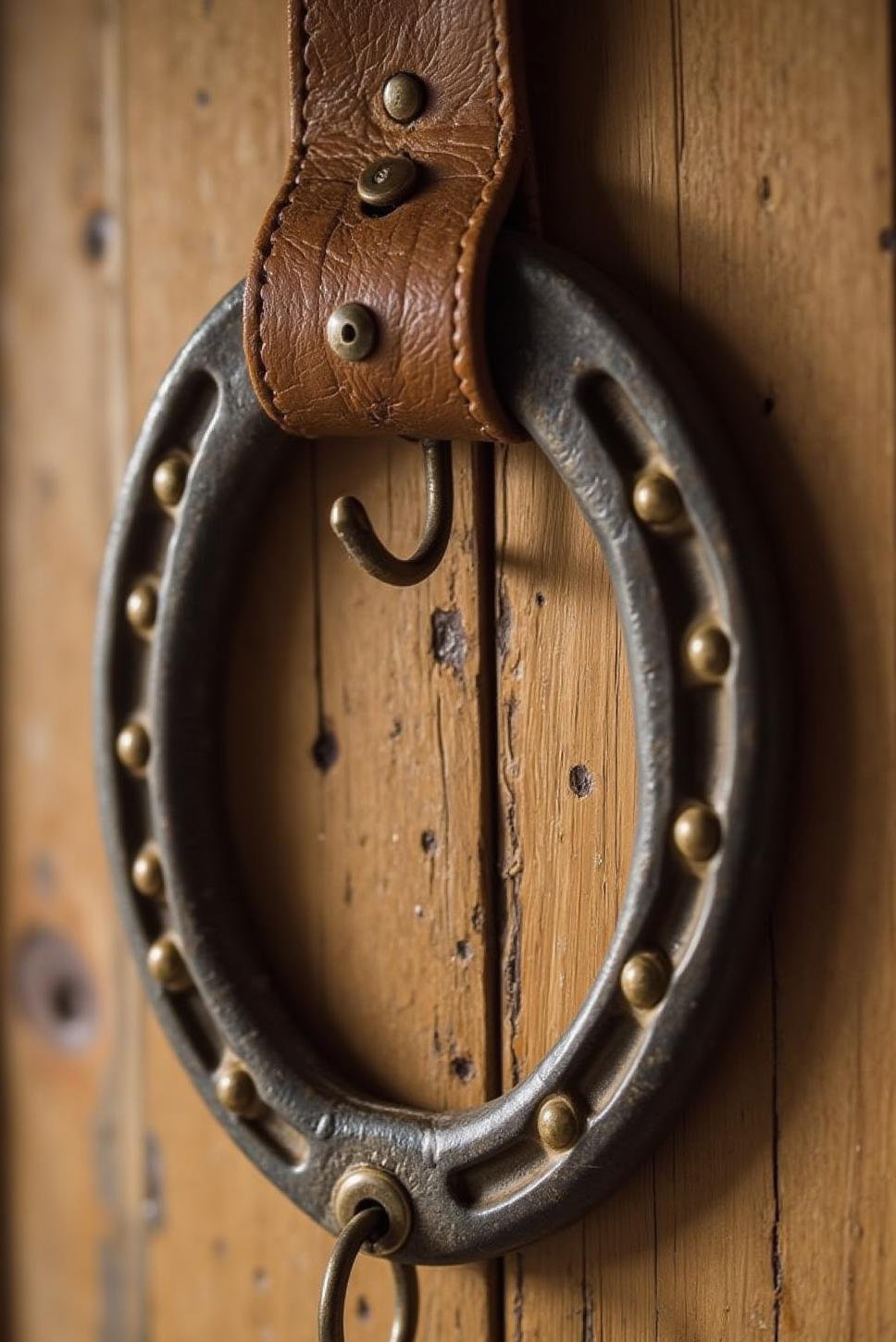 Rustic Horseshoe Key Holder: Western Crafts Decor