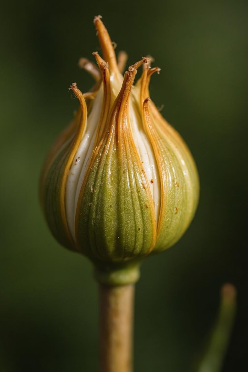 Macro Flower Photography: Seed Pod Textures