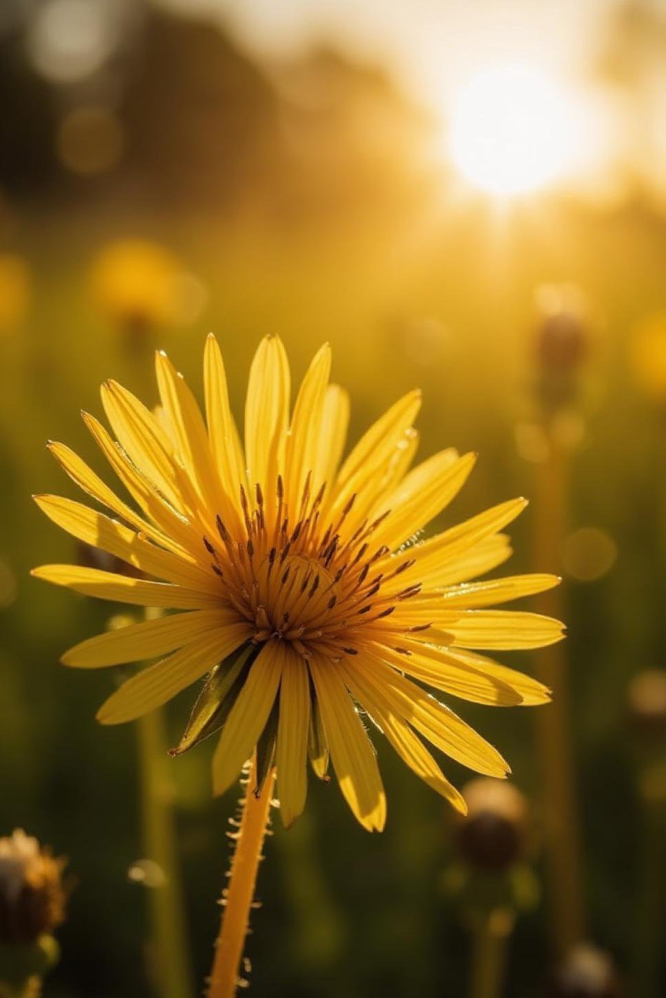 Macro Flower Photography: Dandelion Seed Head Close-Up