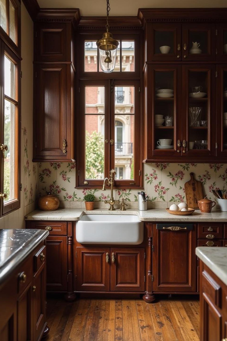 Elegant 1920s French Parisian Kitchen Design