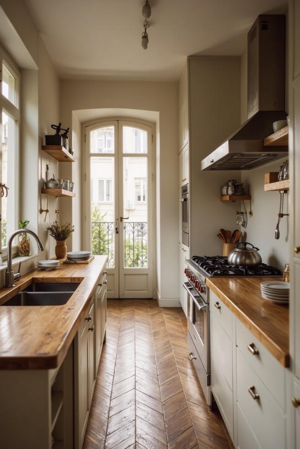 Sleek Parisian Kitchen: Modern French Design