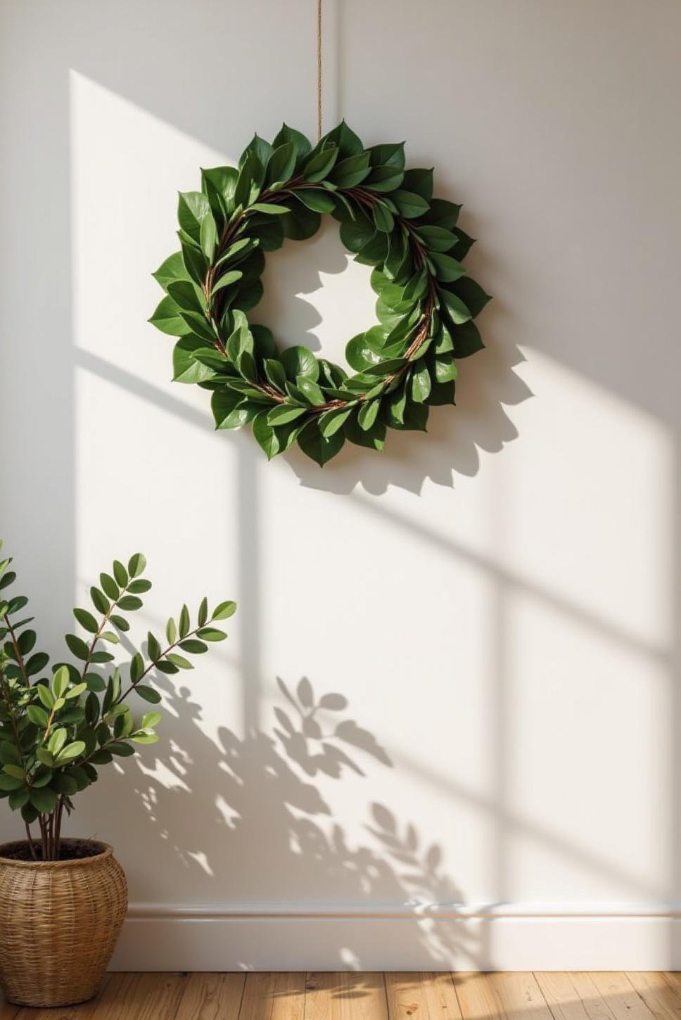 Simple St. Patrick's Day Wreath: Minimalist Decor