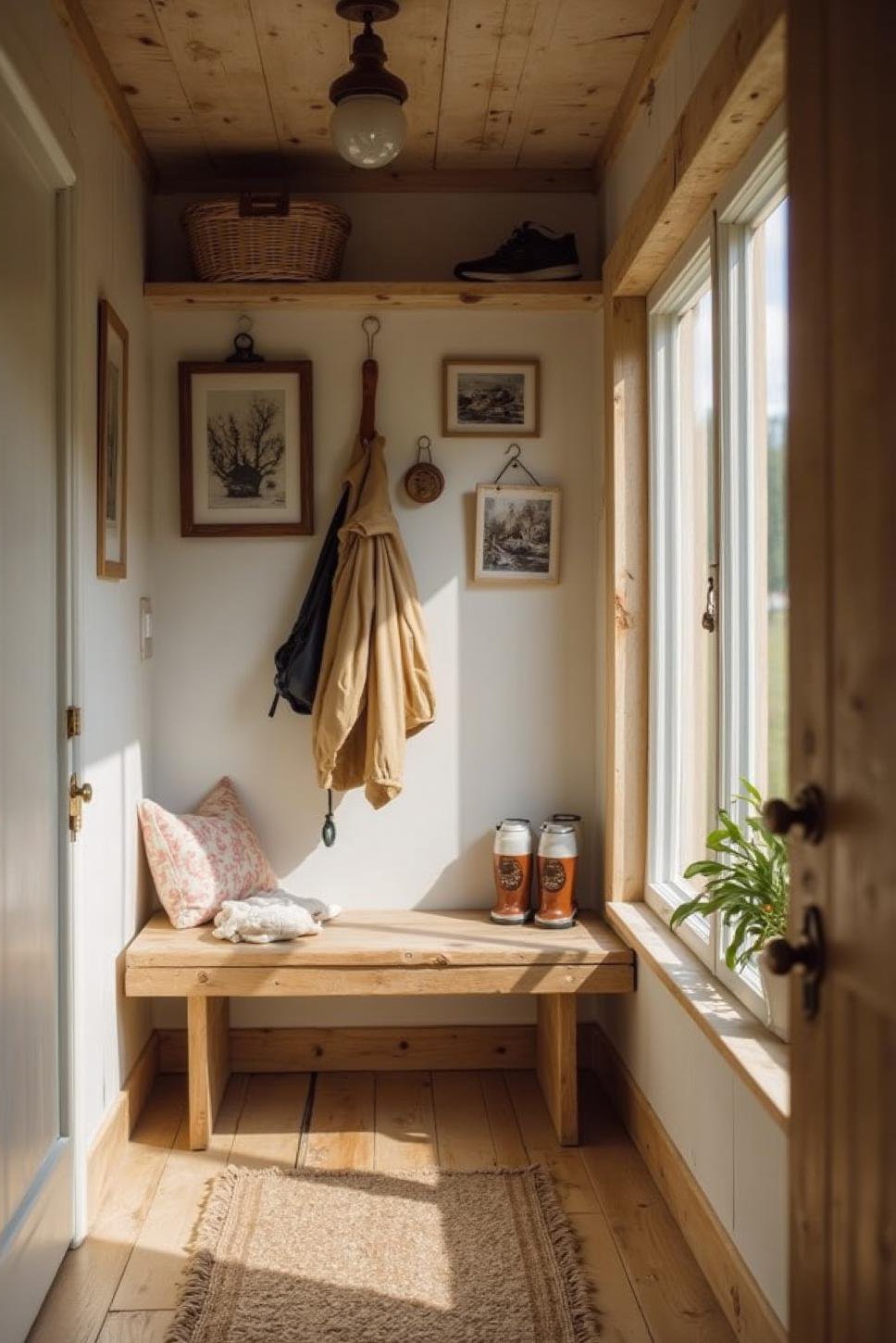 Minimalist Mudroom Design: Feature Wall Ideas